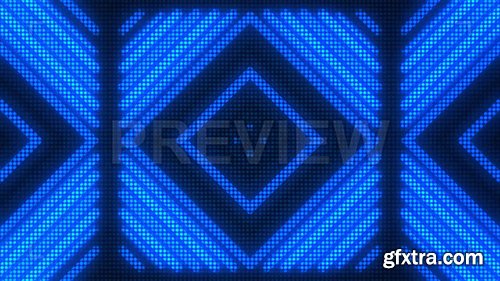 Blue Disco Diamonds VJ Background 81616