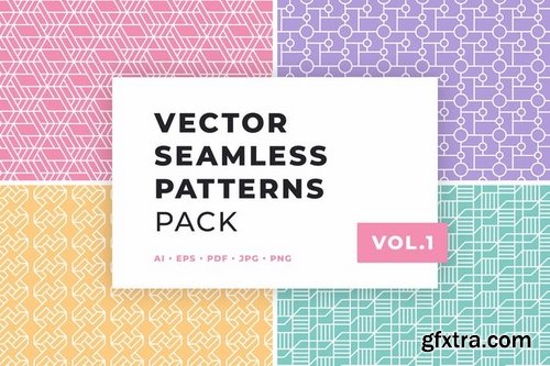 Vector Seamless Patterns Pack Vol1