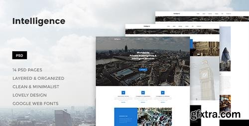 ThemeForest - Intelligence v1.0 - Individual & Corporate Investigations PSD Template - 20976527