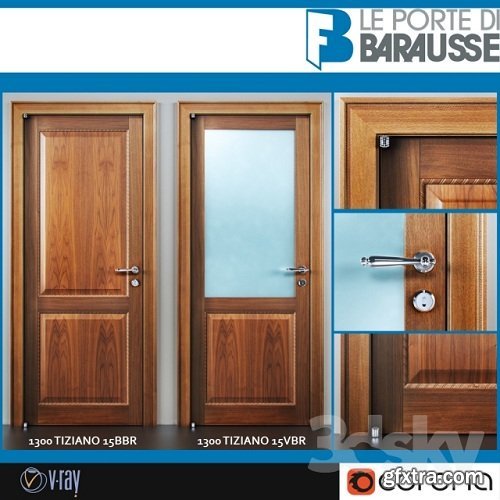 Barausse doors 3d Model