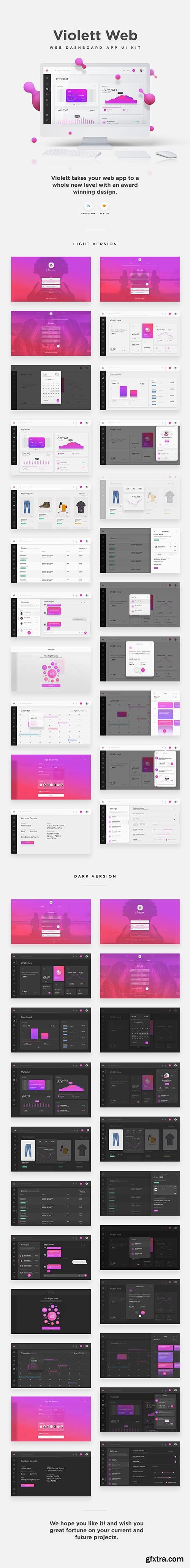 Violett Web UI Kit