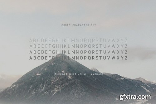 Crops Font Family