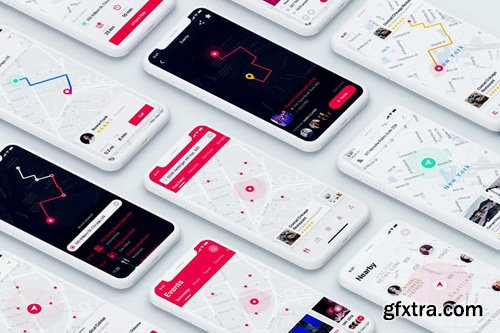 App Presentation Templates for iPhone X #1