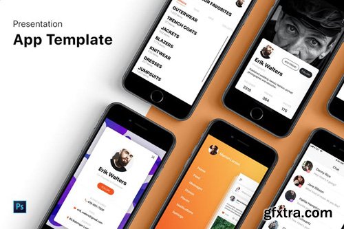 App Presentation Templates for iPhone 8 #6