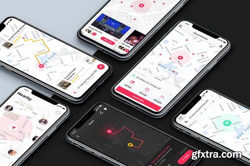 App Presentation Templates for iPhone X #3