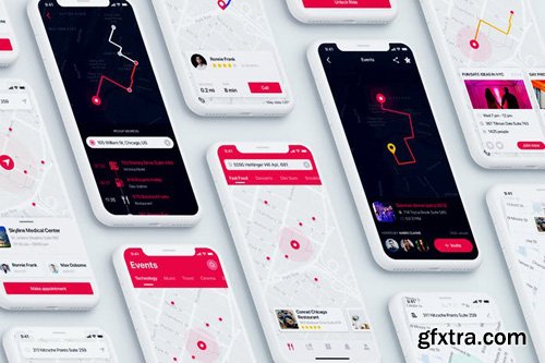 App Presentation Templates for iPhone X #5