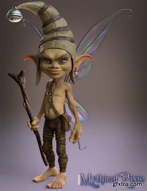 Daz3D - Mythical Pixie for Genesis 3 Male