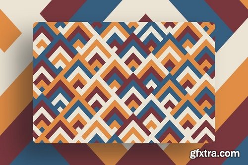 Colored Triangles Backgrounds