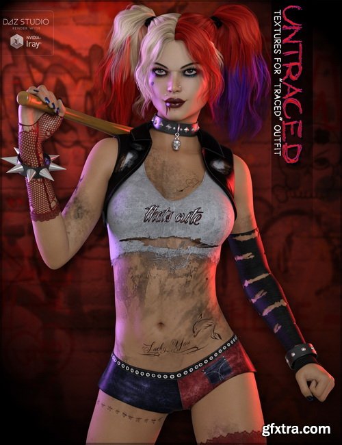 Daz3D - Comic Villain Bundle –Character, Outfit, Hair, Jewellery, Poses and More