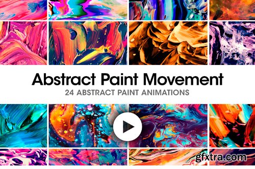 CM - Abstract Paint Movement: 24 Videos 2396762