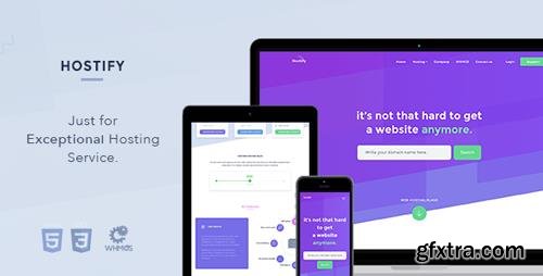 ThemeForest - Hostify - Hosting HTML & WHMCS Template (Update: 24 April 18) - 20151243