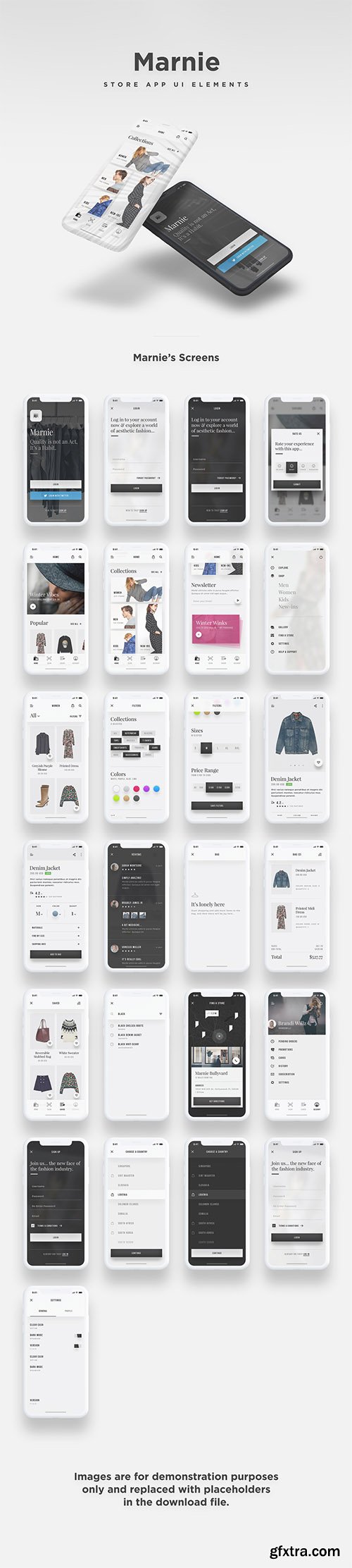 Marnie iOS UI Kit