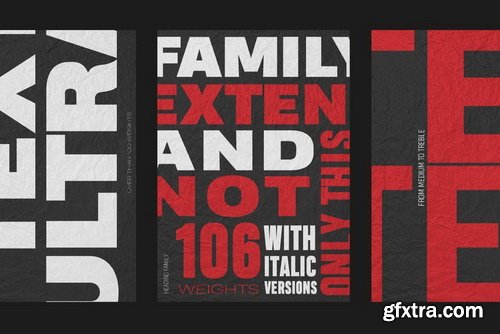 Heading Pro Text Font Family