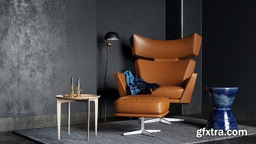 Fritz Hansen Oksen Chair Set