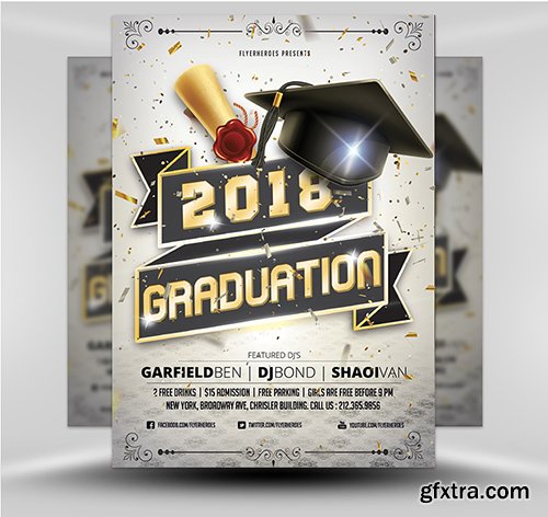 Graduation Flyer Template 2