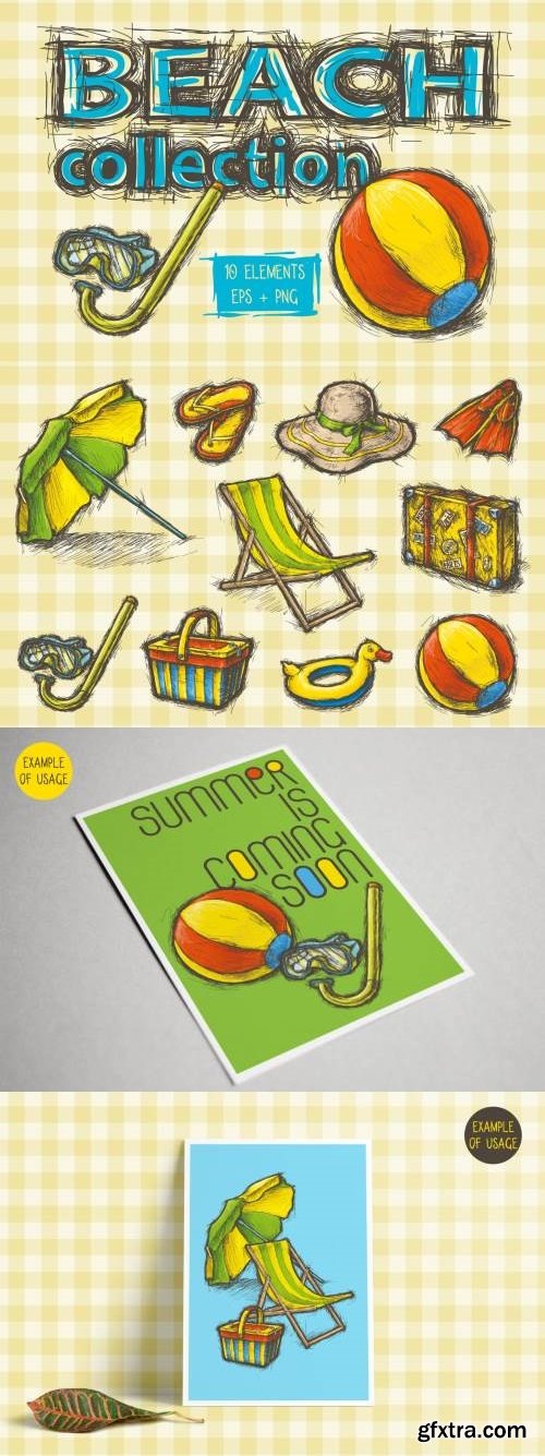 Beach Illustration Collection