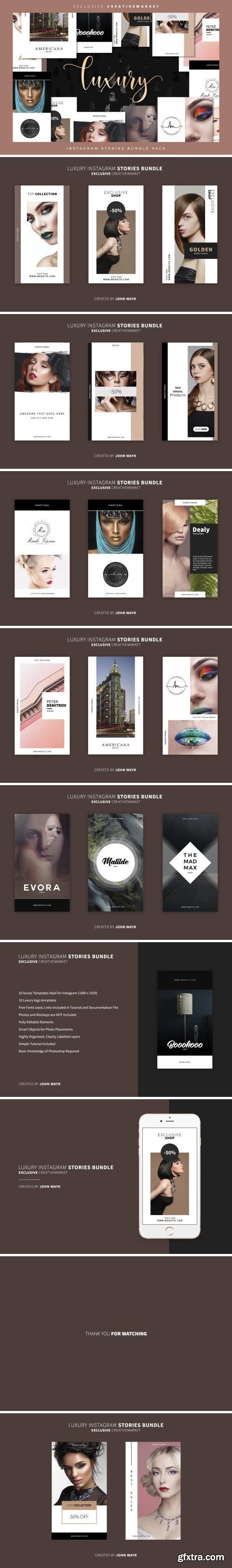 CM - LUXURY Instagram Stories Templates 2158365