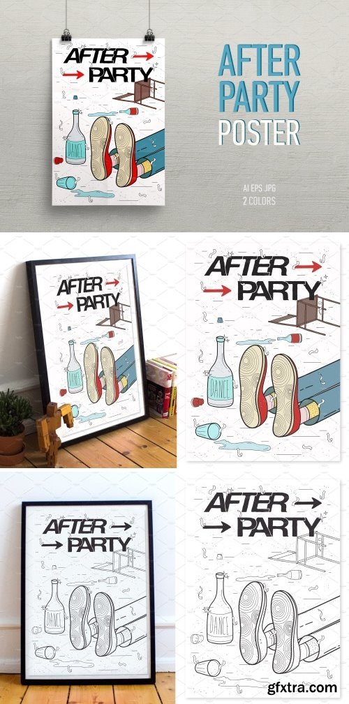 CM - A poster on the topic of Afterparty 2137360