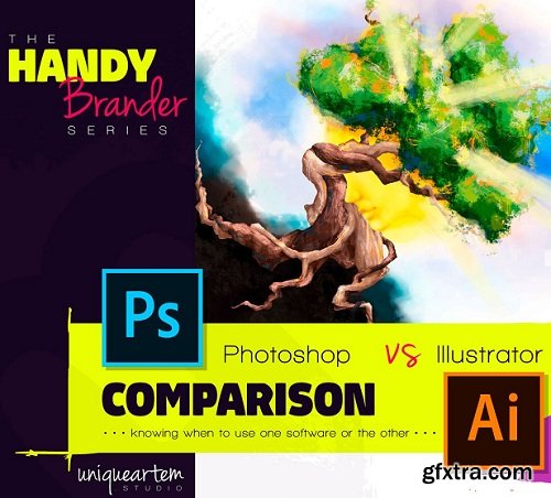 The Handy Brander series: Photoshop vs Illustrator