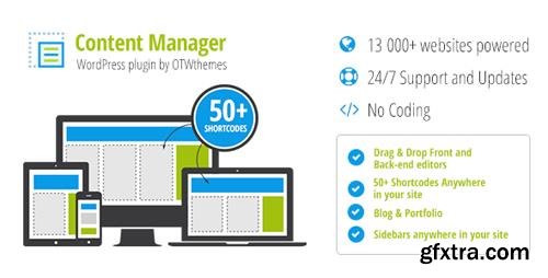 CodeCanyon - Content Manager for WordPress v2.15 - 7431829