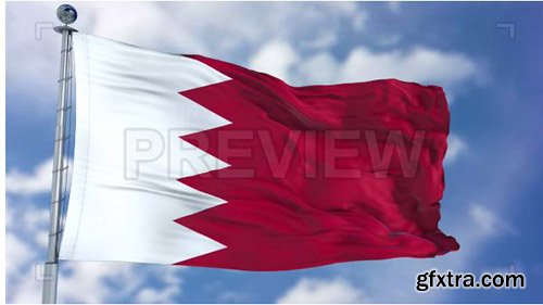 Bahrain Flag Animation - Motion Graphics 73074