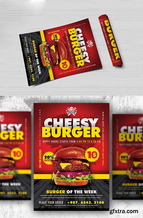 Burger Flyer Template