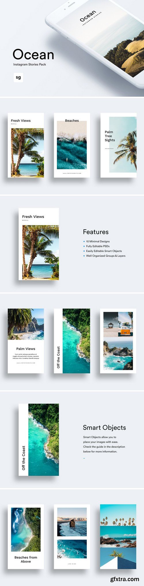 CM - Ocean Instagram Stories Pack 2456929