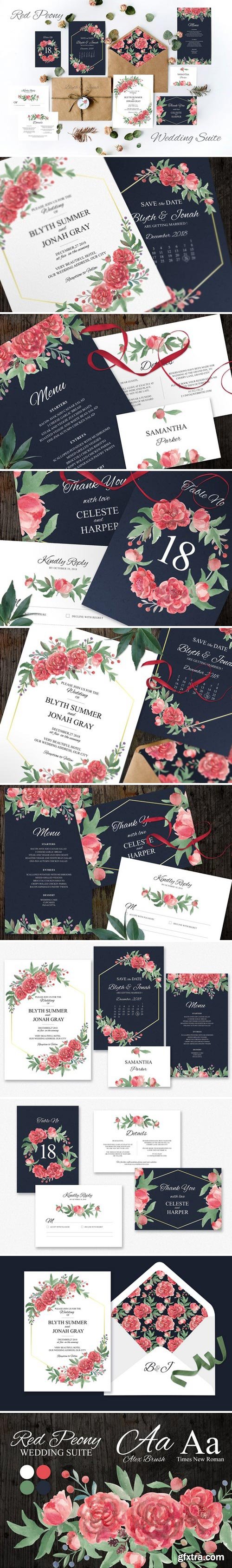 CM - Red Peony Wedding Suite 2458091