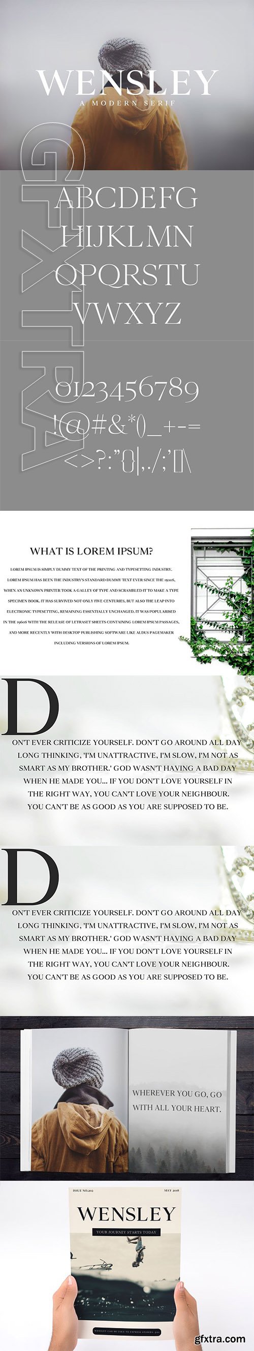 CreativeMarket - Wensley Modern Serif Font Family 2507065