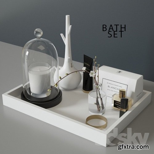 Bath set 3d Model