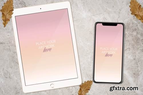 Ipad and Iphone Mock Up