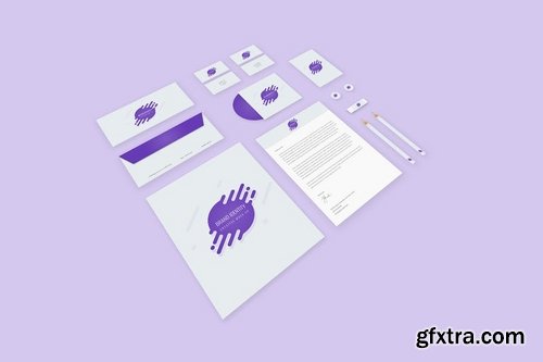 Brand Identity Set Creative Droplet