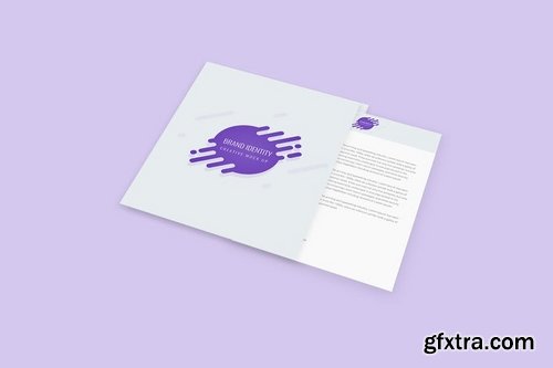 Brand Identity Set Creative Droplet