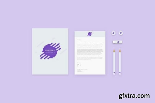 Brand Identity Set Creative Droplet