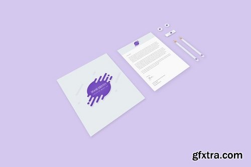 Brand Identity Set Creative Droplet