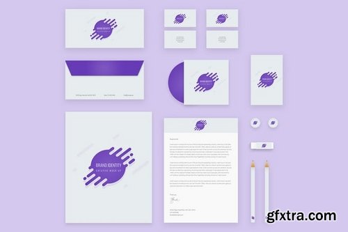 Brand Identity Set Creative Droplet