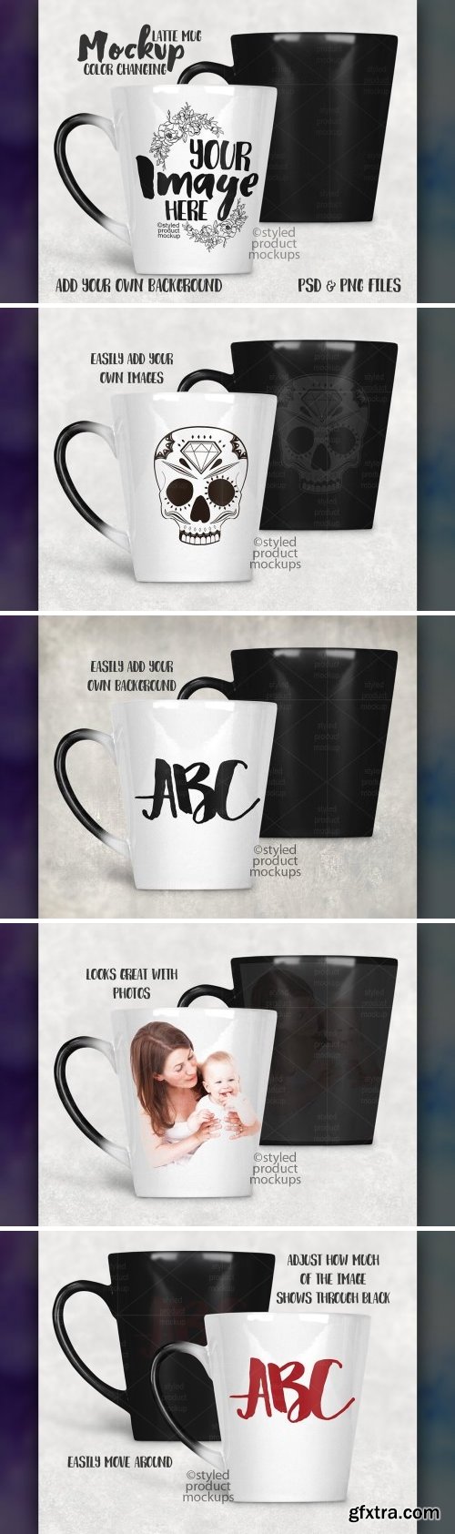 CM - Color Changing Latte Mug Mockup 12oz 1602582