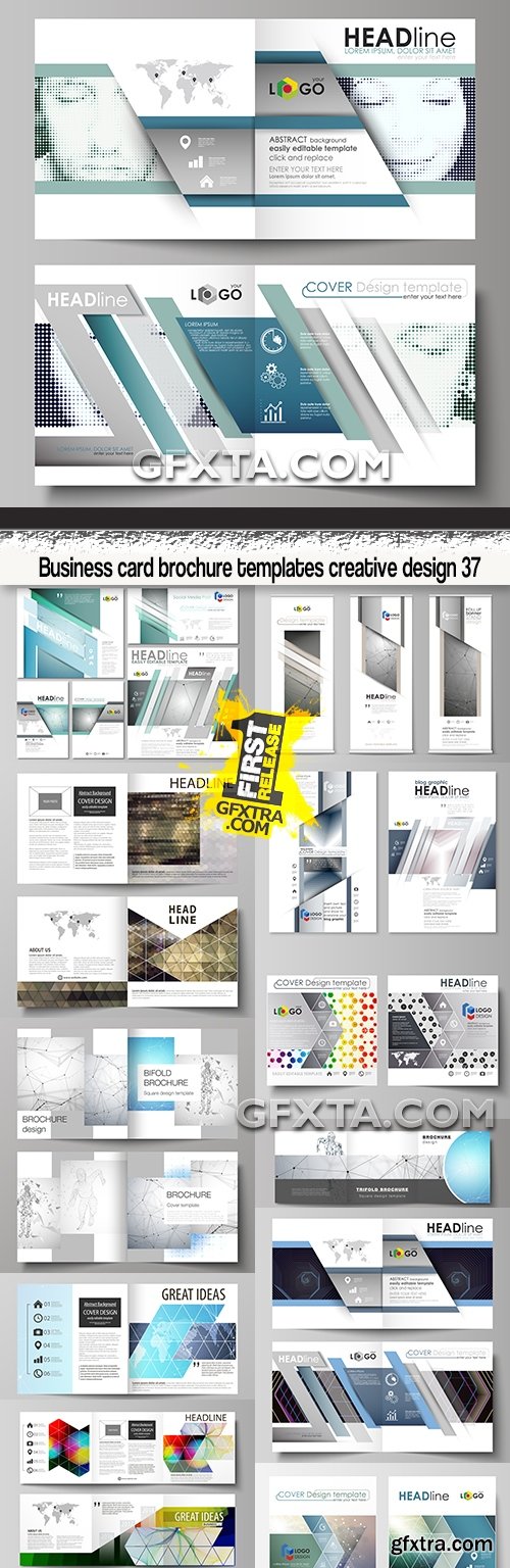 Business card brochure templates creative design 37