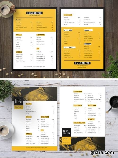 Coffee Shop Menu