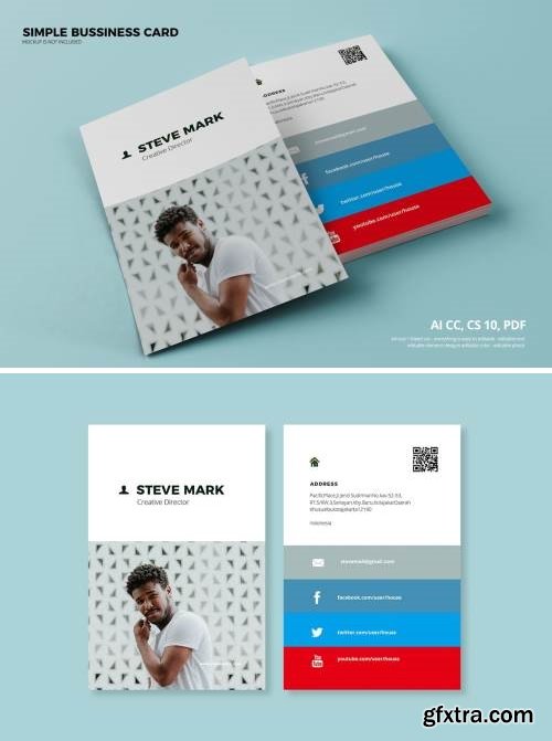 Flat Business Card