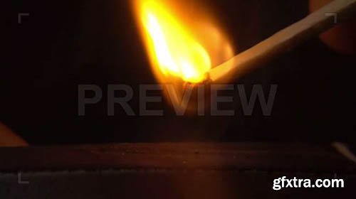 Lighting Up A Matchstick - Stock Video 82818