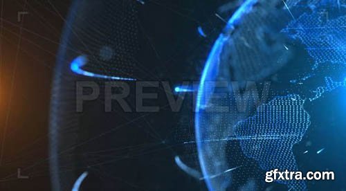 Worldwide Communications Network Looping Background - Motion Graphics 83067