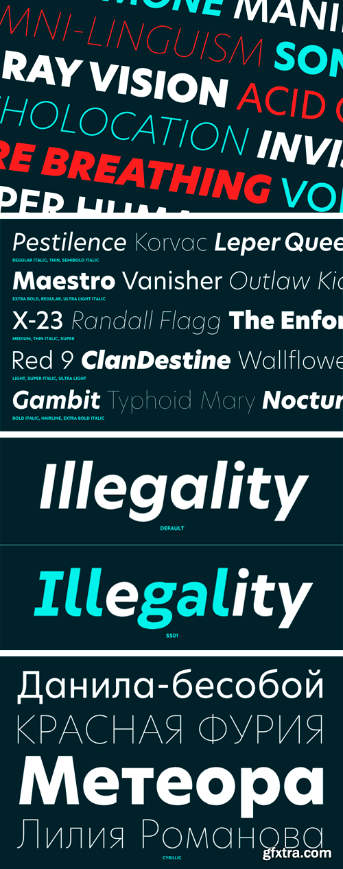 New Hero Font Family