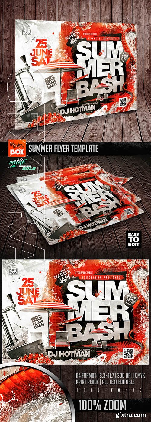 GraphicRiver - Summer Flyer Template 21928646