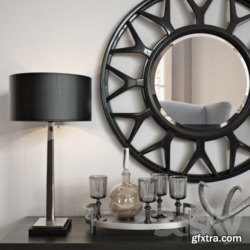 Lexington Targa Buffet & Esprit Round Mirror