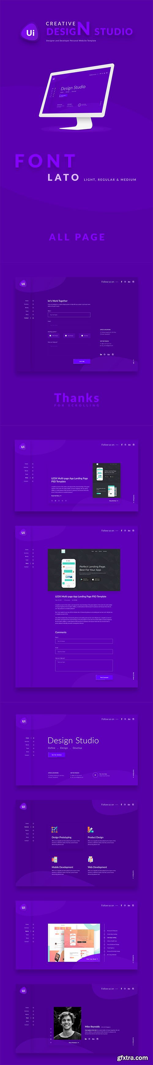 UI Creative Studio Template