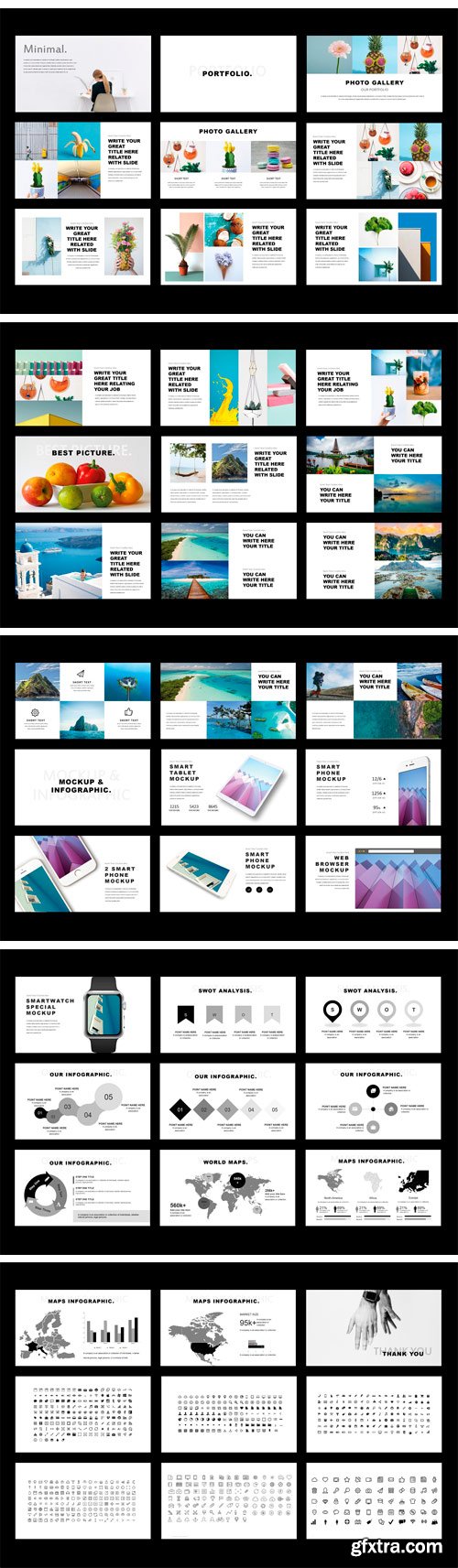 CM - Tuxedo Minimal PowerPoint Template 2392091