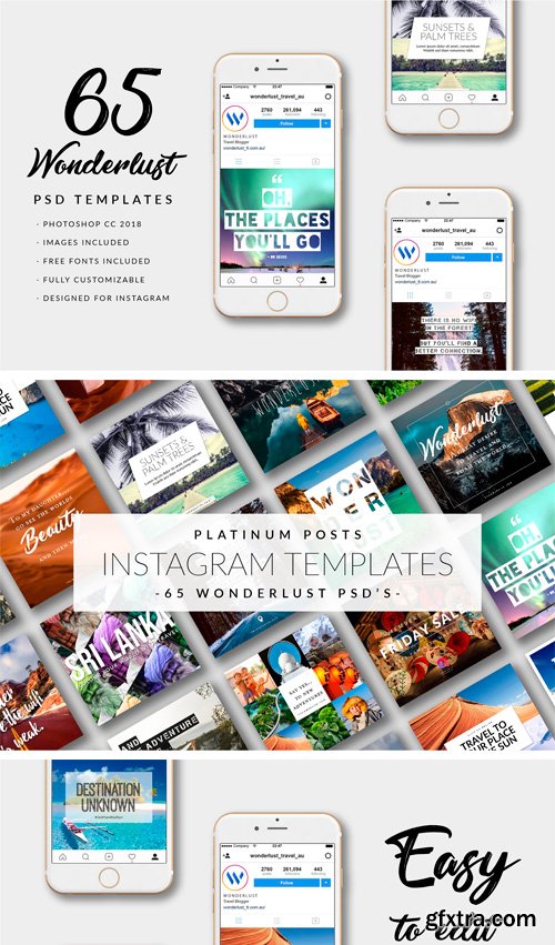 CM - Platinum Posts - Instagram Templates 2391329