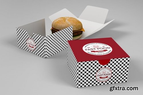 Fast Food Boxes Vol8 Take Out Packaging Mockups