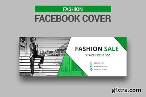 CreativeMarket - Fashion Facebook Cover 2507151